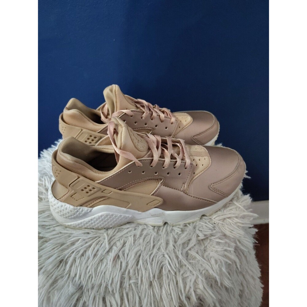 Nike Air Huarache Run Women's Size 9.5 Running Shoes Rose Beige